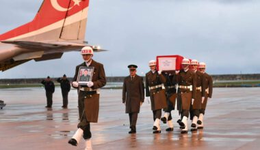 ŞEHİDİMİZİN NAAŞI ORDU’YU GETİRİLDİ
