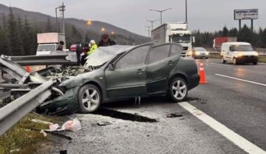 AYBASTILI AİLE DÜZCE’DE KAZA GEÇİRDİ