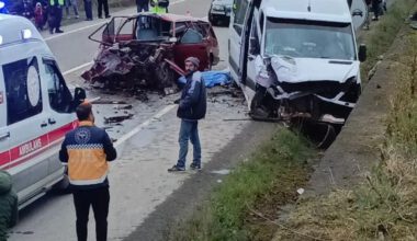 FECİ KAZADA 2 KİŞİ CAN VERDİ