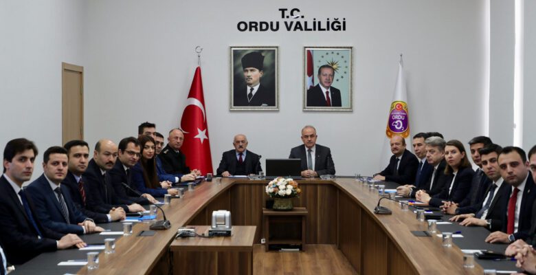 İL GÜVENLİK VE ASAYİŞ KOORDİNASYON TOPLANTISI YAPILDI