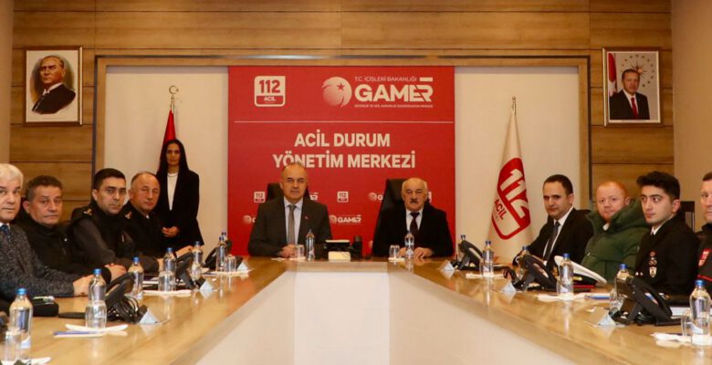 112 ACİL ÇAĞRI HİZMETLERİ KOORDİNASYON TOPLANTISI…