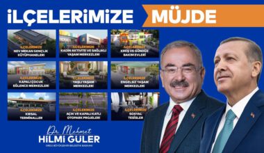 BAŞKAN GÜLER’DEN 19 İLÇEYE MÜJDE