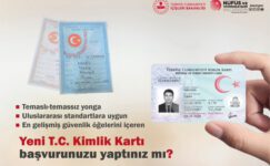 “ESKİ NÜFUS CÜZDANLARINIZI DEĞİŞTİRİN”